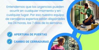nos especializamos en ofrecer un servicio de cerrajero urgente en Madrid, listos para actuar de manera inmediata ante cualquier llamado.